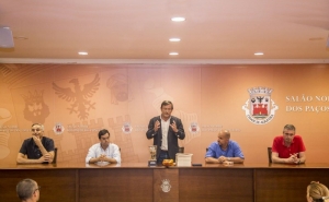 CARLOS SILVA E SOUSA CONGRATULA IMORTAL BASKET CLUB