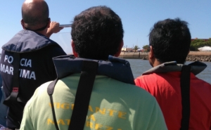 Polícia Marítima fiscaliza atividade de observação de cetáceos com o ICNF