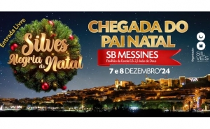 O PAI NATAL ESTÁ A CAMINHO DE SÃO BARTOLOMEU DE MESSINES