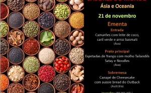 Workshops «Sabores do Mundo» - Ásia e Oceania