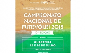 I Etapa do Campeonato Nacional de Futevólei 2015 acontece em Quarteira
