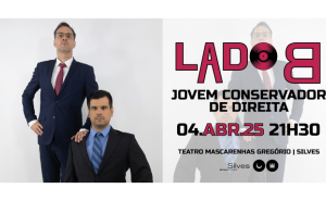 PRÓXIMO LADO B COM JOVEM CONSERVADOR DE DIRETA, JÁ NO DIA 4 DE ABRIL, EM SILVES