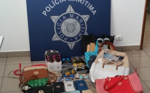 Polícia Marítima fiscaliza venda ambulante nas praias de Loulé