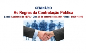 Seminário “As Regras da Contratação Pública” no NERA