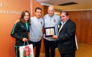 JOSÉ CARLOS ROLO DEU AS BOAS VINDAS À SELEÇÃO NACIONAL DE FUTSAL FEMININO