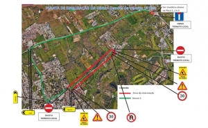 Avançam obras de requalificação da EM 537 Quatro Estradas – Luz