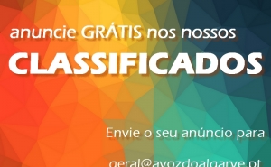 ANUNCIE nos nossos CLASSIFICADOS - É GRÁTIS!