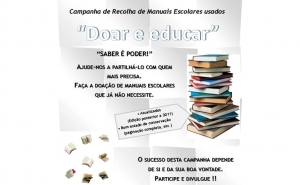 Município promove campanha de recolha de manuais escolares usados