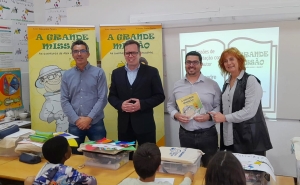 Escolas de Olhão recebem Alexandre Pereira, autor do livro A Grande Missão 