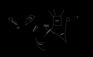 O céu de dezembro de 2019