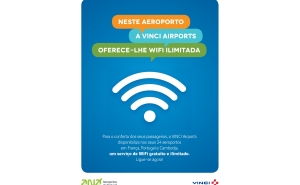 Aeroportos portugueses com Wi-FI gratuito e ilimitado