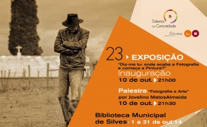 JOVELINO MATOSALMEIDA EXPÕE FOTOGRAFIAS E REALIZA PALESTRA NA BIBLIOTECA MUNICIPAL DE SILVES