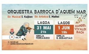 Concerto Primaveril: Handel, Vivaldi e Bach | Orquestra Barroca D Aquém Mar 