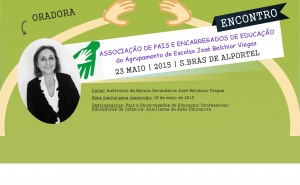 “Aprender a Educar, Juntos” no dia 23 de maio em Sâo Bràs de Alportel
