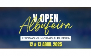 V OPEN DE ALBUFEIRA DE NATAÇÃO REÚNE 208 ATLETAS NO PRÓXIMO FIM-DE-SEMANA NAS PISCINAS MUNICIPAIS