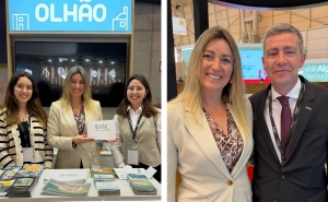Vice-presidente do Município de Olhão na inauguração de mais uma edição da Bolsa de Turismo de Lisboa