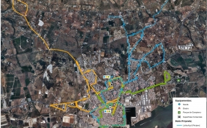 Rede de transportes públicos urbanos de Olhão alargada