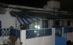 Incêndio na ilha de Tavira