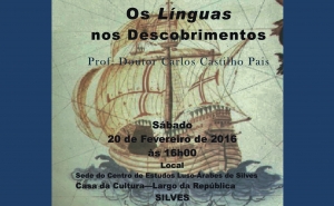 Centro de Estudos Luso-Árabes promove Conferência sobre «Os Línguas nos Descobrimentos»