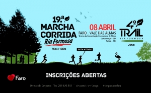 MUNICÍPIO DE FARO ORGANIZA 19.ª MARCHA-CORRIDA DA RIA FORMOSA E  4.º TRAIL DA RIA FORMOSA