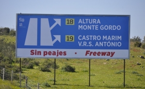 Câmaras avisam que Via do Infante em Vila Real de Santo António e Castro Marim é gratuita