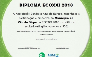 Vila do Bispo distinguida com a Bandeira Verde ECO XXI 2018