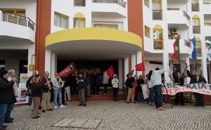 Protesto de Solidariedade no Clube Praia da Rocha