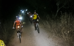 O terceiro passeio de BTT nocturno  foi em Benafim