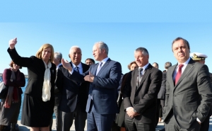 Primeiro-ministro e Ministra do Mar em Sines
