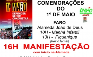 União dos Sindicatos do Algarve comemora 1º de Maio 