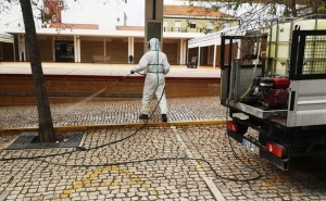 Município de Vila Real de Santo António prossegue com ações de desinfeção do espaço público