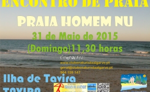 Clube Naturista tem encontro marcado na Praia  Homem Nu