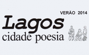 Poesia nas montras durante o Verão, em Lagos 
