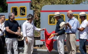 INAUGURAÇÃO DE ELEMENTO ESCULTÓRICO HOMENAGEIA PRESENÇA DA FERROVIA EM LOULÉ