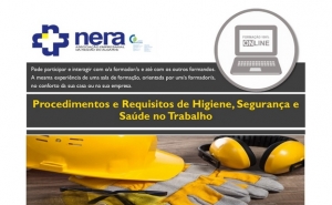 Formação Online - Procedimentos e Requisitos de Higiene, Segurança e Saúde no Trabalho