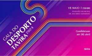 Abertas candidaturas aos prémios da Gala do Desporto – Município de Tavira 2024