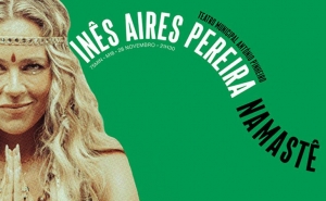 Inês Aires Pereira e A Garota Não no palco do Teatro Municipal António Pinheiro