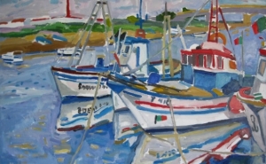 Exposição «Pintando Tavira» na Biblioteca Municipal
