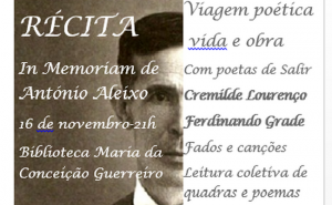 ANTÓNIO ALEIXO VAI VOLTAR À NAVE DO BARÃO