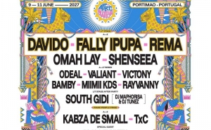 Davido, Rema e Fally Ipupa no cartaz do Afro Nation 2027 em Portimão