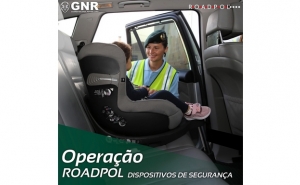 Operação «RoadPol – Dispositivos de segurança» - Cintos de segurança e sistemas de retenção de crianças