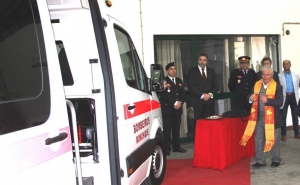 Câmara de Monchique oferece nova Ambulância aos Bombeiros Locais em dia de Tomada de Posse do Novo Comandante