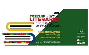 Prémio Literário UCCLA - Prolongamento do prazo de candidaturas até 28 de Fevereiro de 2021