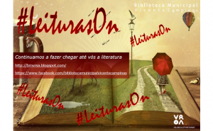 Biblioteca Municipal dinamiza «leituras online» nas plataformas digitais