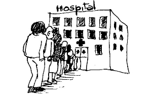 Greve na saúde no Algarve causa filas e dúvidas nos utentes do Hospital de Faro