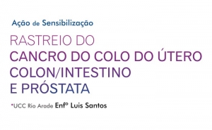 Cancro do colo do útero, do colon/intestino e da próstata 