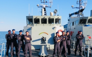 A lancha de fiscalização rápida da Marinha «Sagitário» regressa após 4 anos para uma nova comissão na região do Algarve