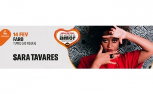 DIA DOS NAMORADOS NO TEATRO DAS FIGURAS FESTIVAL MONTEPIO ÀS VEZES O AMOR APRESENTA SARA TAVARES