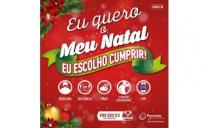 Portimão reforça apelo à adoção das regras sanitárias e lança campanha «Eu quero o meu Natal - Eu Escolho Cumprir»