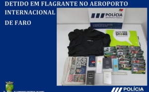 DETIDO EM FLAGRANTE NO AEROPORTO INTERNACIONAL DE FARO
